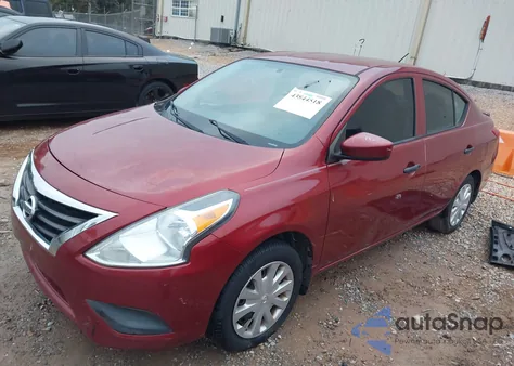 2016 Nissan Versa S Plus z USA, uszkodzony, nr VIN 3N1CN7AP0GL844882